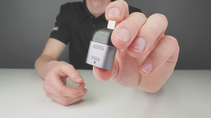Usb-C Naar VGA Adapter - Full HD @60Hz - Type-C 3.2