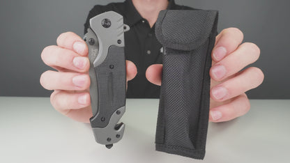 Survival Zakmes - Nova X45 - Survival mes - Jachtmes - Staal en Carbon Fiber - Camping